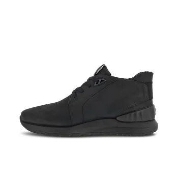 Ecco Ya Yue Elegant Collection Waterproof Coverage High Top Running Shoes Men's Black
