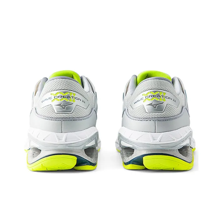 Mizuno Creation 22 'Gray Fluorescent Green'-2