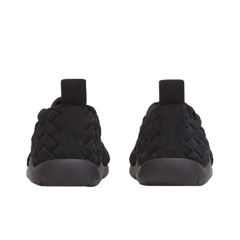 Bottega Veneta Plat Abrasion Resistant Low Top Running Shoes Men's Black-4