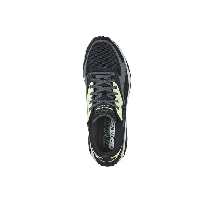 Skechers Skech-Air Extreme Cushioning Anti-Slip And Wear-Resistant Low-Top Running Shoes Men's Black-3
