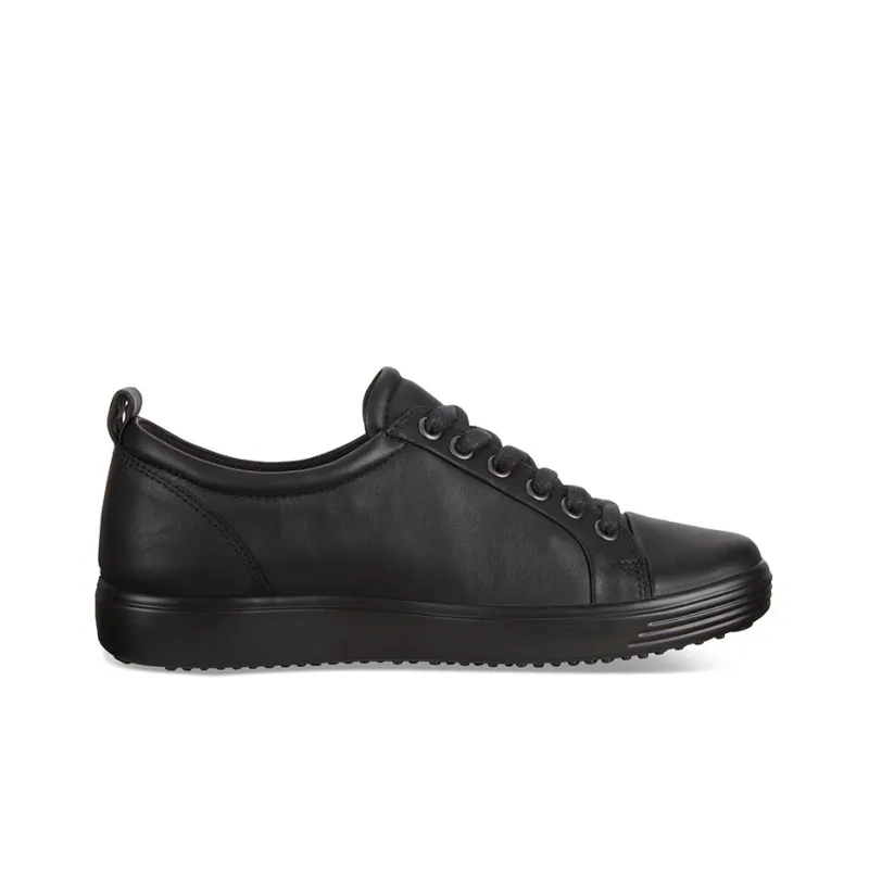 Ecco Soft 7 Skateboard Shoes Women's Low Top Black-1