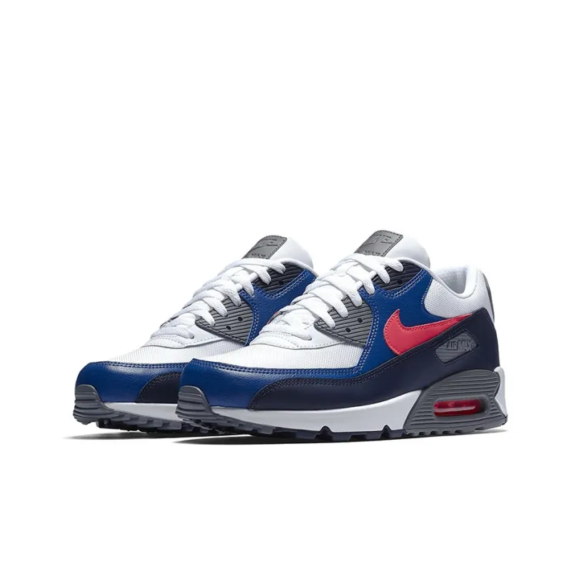 Nike Air Max 90 White Solar Red Obsidian-2