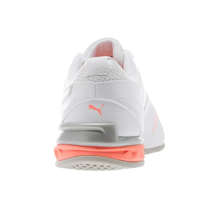 PUMA Tazon 6 Fm White/Orange Women's-4