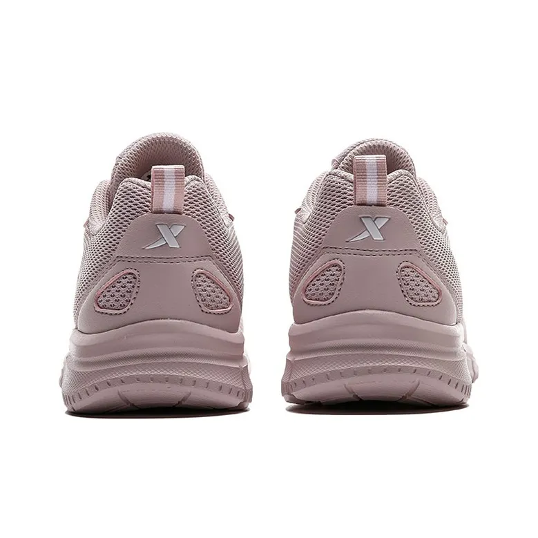 XTEP Wear Resistant Low Top Running Shoes Women's Light Pink-2