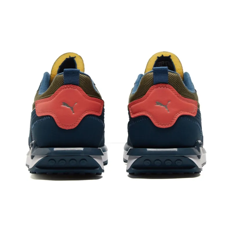 PUMA Helly Hansen X City Rider 'Intense Blue White Asparagus'-4