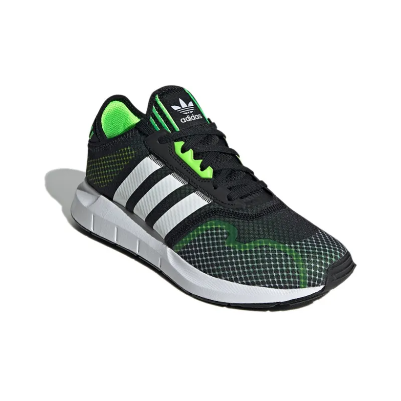 Adidas Swift Run X Black Solar Green-2
