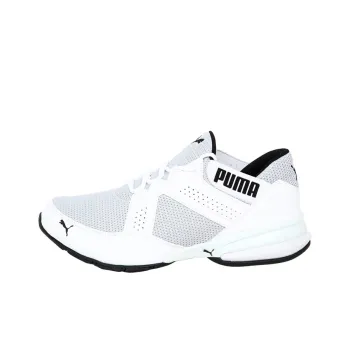 PUMA Enzo Anti-Slip And Wear-Resistant Cushioning Breathable Coverage Low-Top Running Shoes Men's White Black