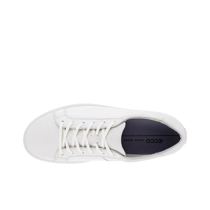 Ecco Soft Classic Stylish Skateboarding Shoes Women's White-2