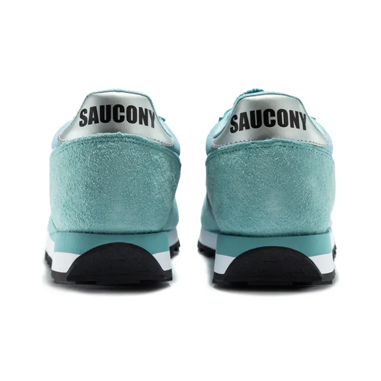 Saucony Jazz 81 Cushioning Anti Slip Wear Resistant Breathability Low Top Casual Running Shoes Unisex Blue-3