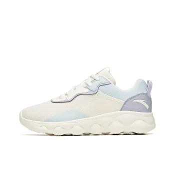 Anta Running Collection Low Top Running Shoes Women's White Purple Blue Mesh