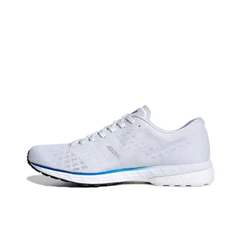 Adidas Adizero Adios 5 Wear-resistant And Lightweight Low-Top Running Shoes Men's White Blue