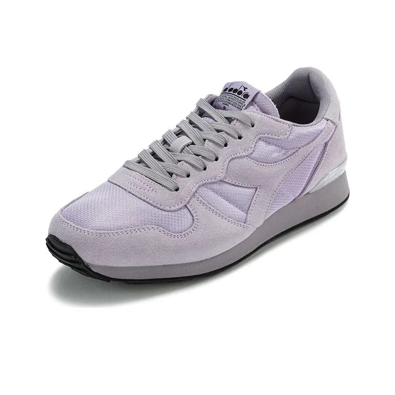 Diadora Camaro Cushioned Wear-Resistant Breathable Coverage Low-Top Running Shoes Unisex Light Purple-2
