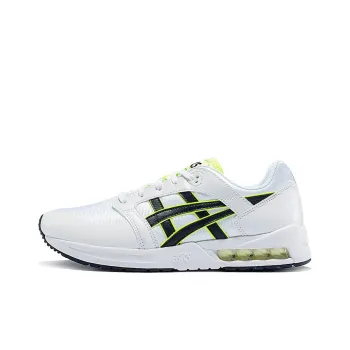 Asics Gel Saga Sou Anti Slip And Wear Resistant Breathable Low Top Running Shoes Unisex White Navy Blue