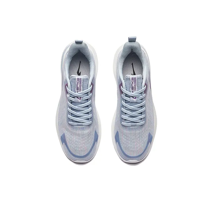 Erke Cushioning Anti-Slip Wear-Resistant Breathability Low-Top Running Shoes Women's Mother-of-Pearl Color-2