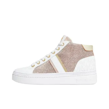 MICHAEL KORS Chapman Mid-Top Stylish Skateboarding Shoes Women's White