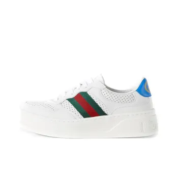 GUCCI Women's Chunky Gg Web Sneaker 'White Blue' Women's
