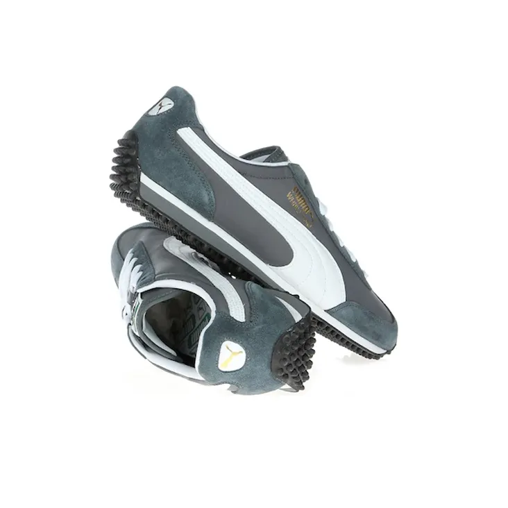 PUMA Whirlwind Classic Cushioning Anti-Slip Wear-Resistant Breathability Low-Top Running Shoes Men's Black Gray-2