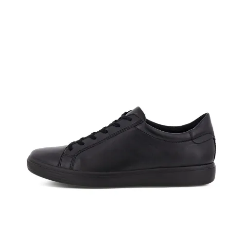 Ecco Skateboard Shoes Women's Low-Top Black