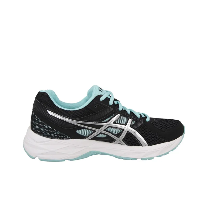 Asics Gel-Contend 3 Wear-Resistant Low-Top Running Shoes Women's Black Silver-1