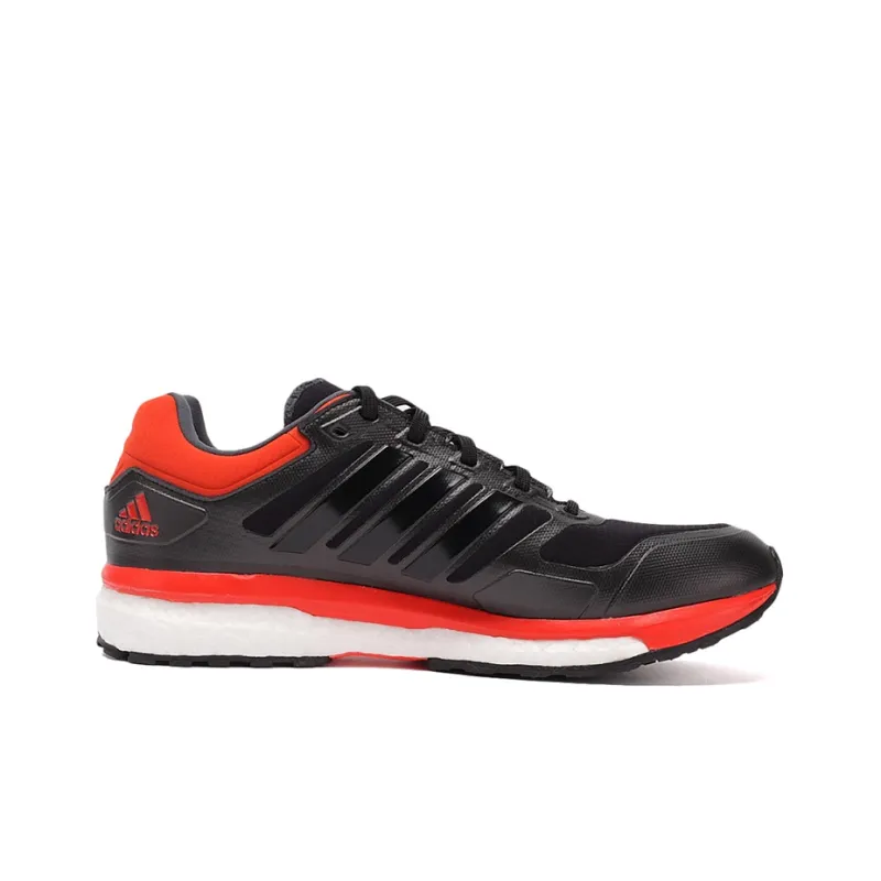 Adidas Supernova Wear-Resistant Coverage Low-Top Running Shoes Men's Black Orange-1