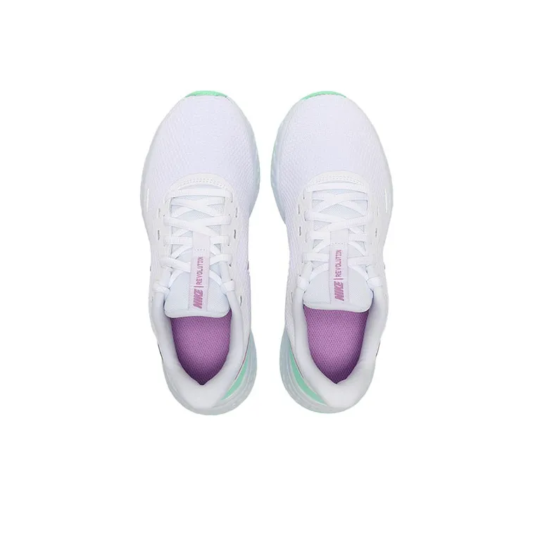 Nike Revolution 5 'White Green Glow Violet' Women's-3