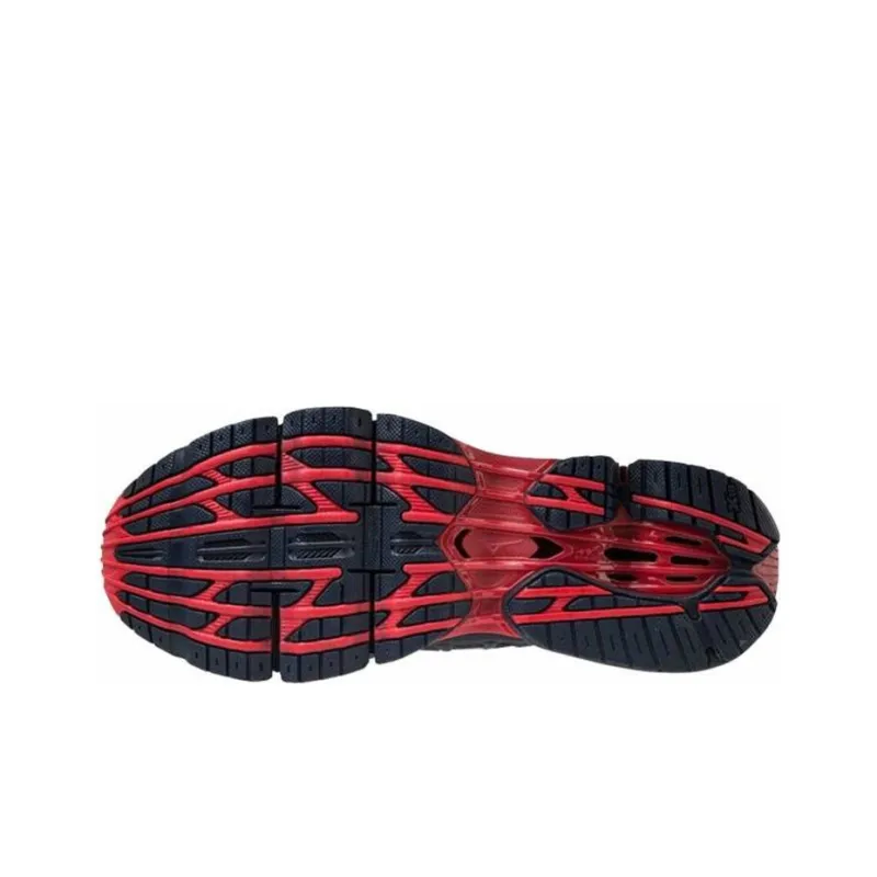 Mizuno Anti-Slip And Wear-Resistant Breathable Low-Top Running Shoes Men's Blue-3
