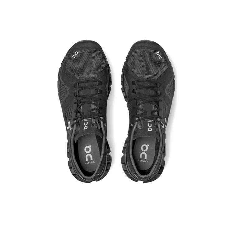 On Running Cloud X Black Asphalt Grey-2