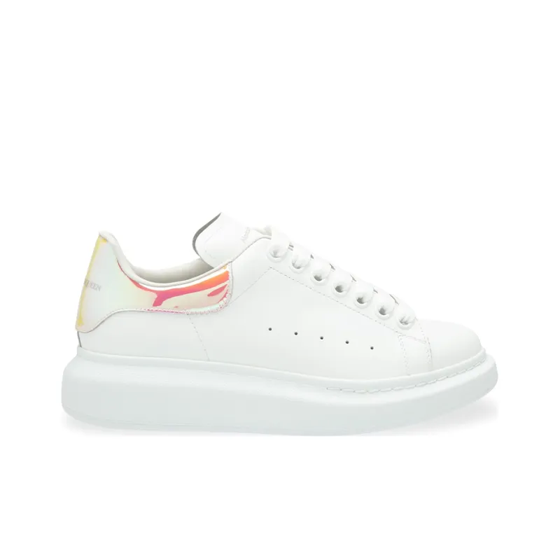 Alexander McQueen Oversized Sneakers 'White Orange' Women's-1