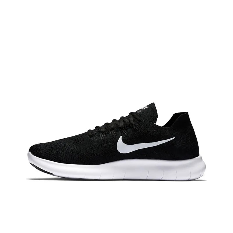 Nike Free Rn Flyknit 2017 Black White-0