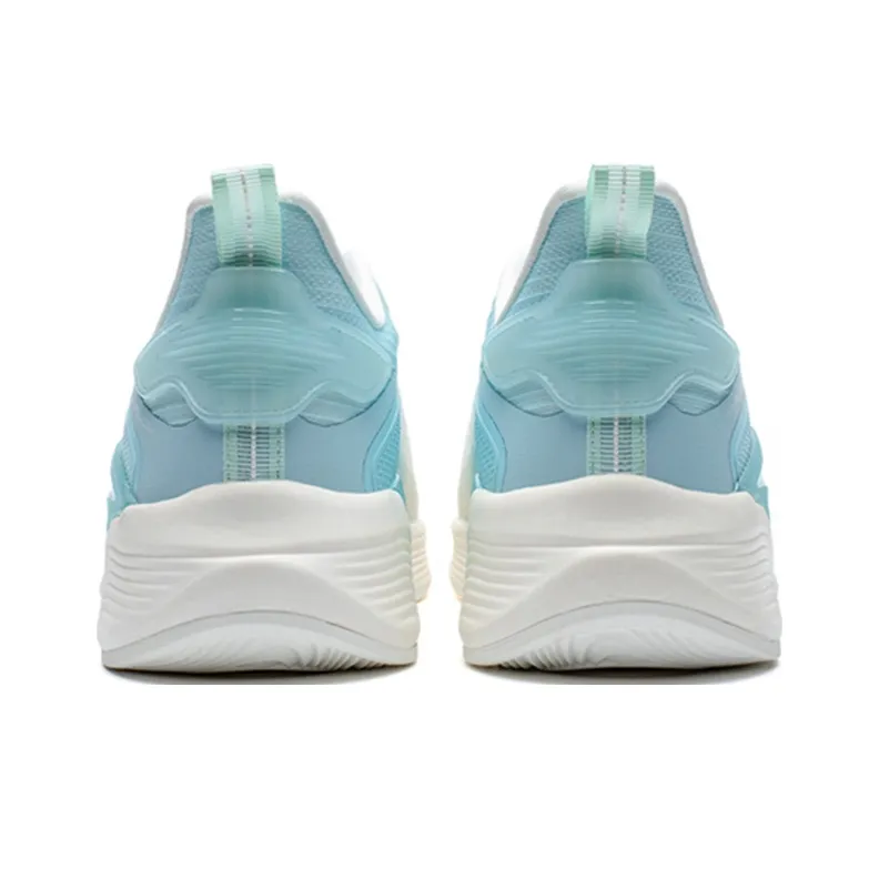 XTEP Qing Feng 5.0 Cushioning, Breathable, Lightweight Low Top X FLOW Sprint Running Shoes Men's White Blue-4