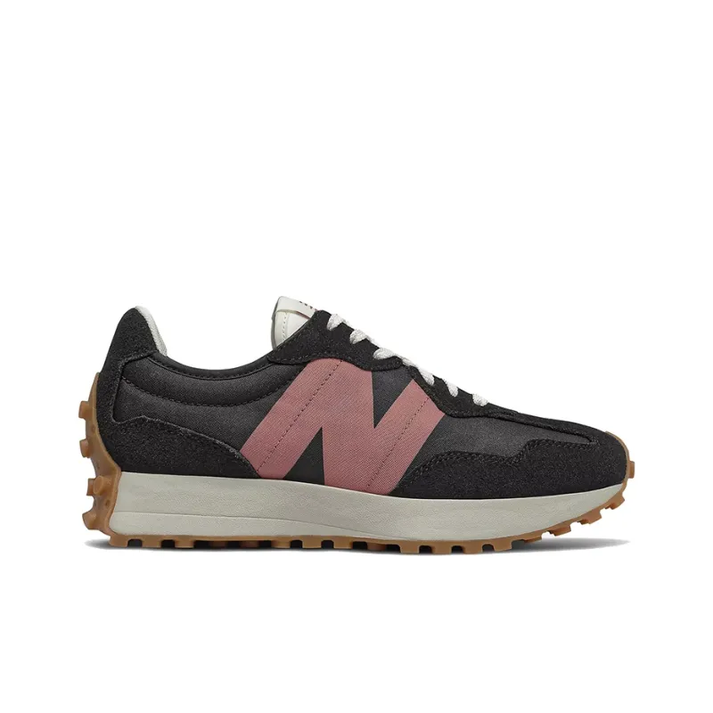 New Balance 327 Black Pink Gum Women's-2