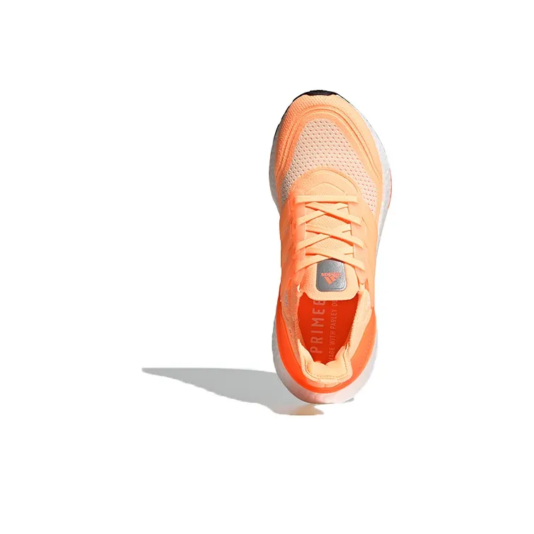 Adidas Ultra Boost 21 White Acid Orange Women's-4