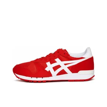 Onitsuka Tiger Alvarado Cushioning Anti Slip And Wear Resistant Low Top Casual Running Shoes Unisex Red