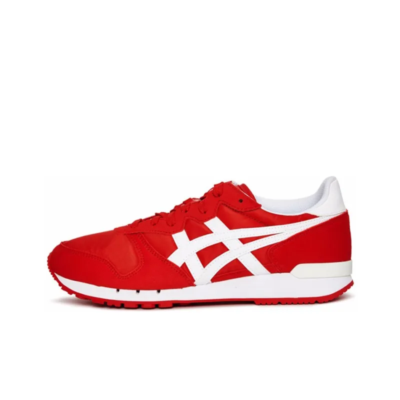 Onitsuka Tiger Alvarado Cushioning Anti Slip And Wear Resistant Low Top Casual Running Shoes Unisex Red-0