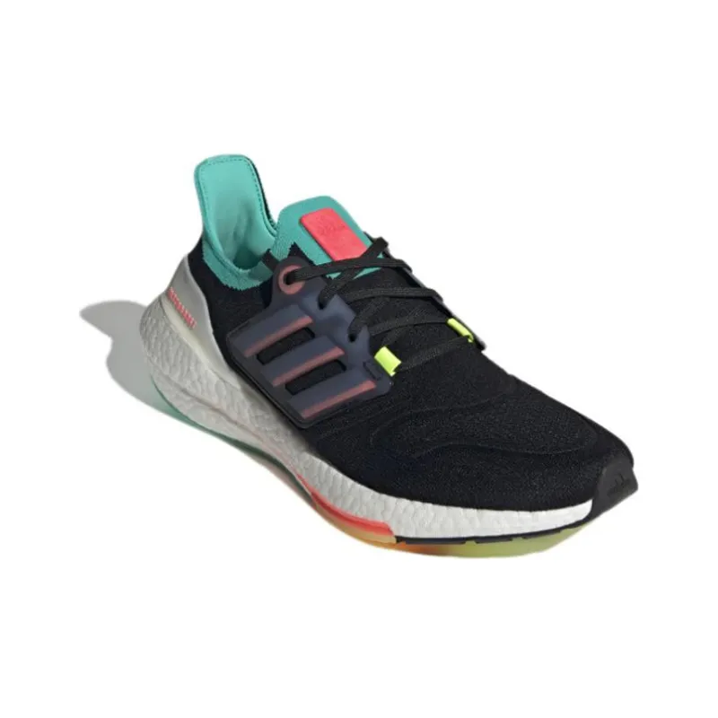 Adidas Ultra Boost 22 Black Turbo Mint Rust-2