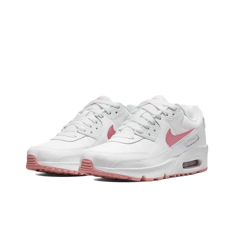Nike Air Max 90 Leather 'White Pink Glaze' Gs-2