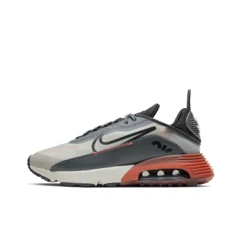 Nike Air Max 2090 Cushioning Anti Slip And Wear Resistant Low Top Running Shoes Men's Gray White Brown