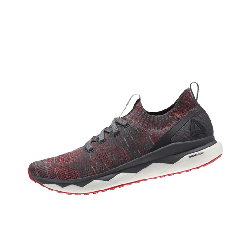 Reebok Wear Resistant Slip Resistant Lightweight Low Top Casual Running Shoes Men's Red Gray-2