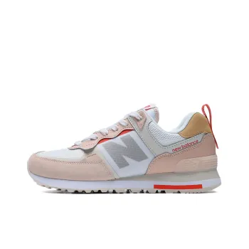 New Balance 574 Shoes For Pink/Orange Women's
