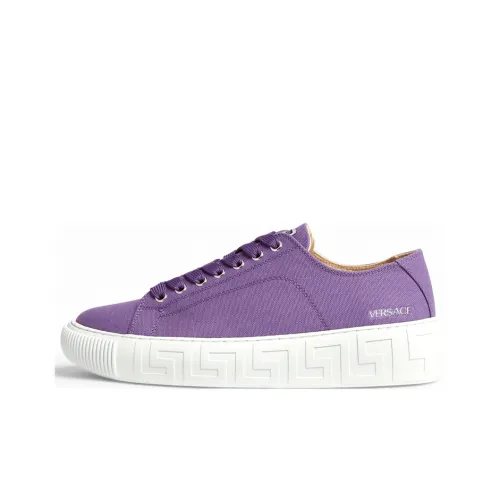 VERSACE Casual Shoes Women's Low Top Purple