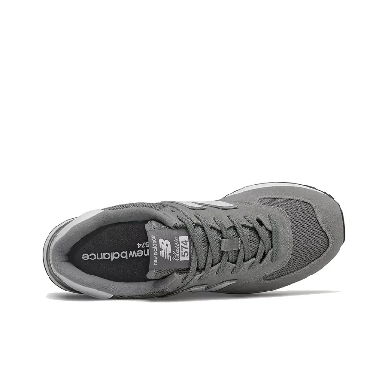 New Balance 574 Shoes Grey/White-2