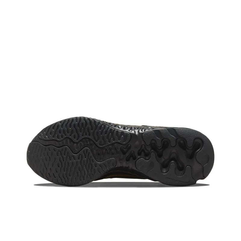 Nike Renew Run 2 Black Metallic Gold-5