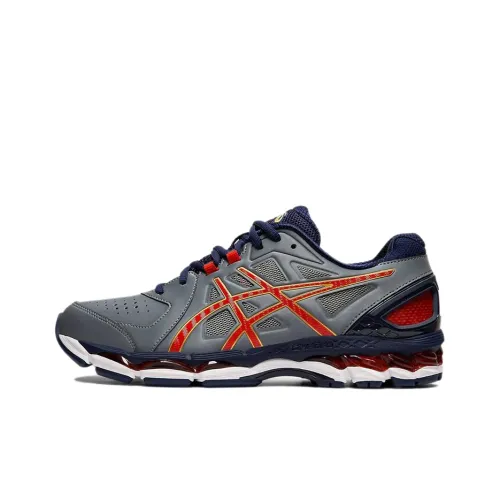 Asics Gt-800 Running Shoes Men Low-Top Gray/Red