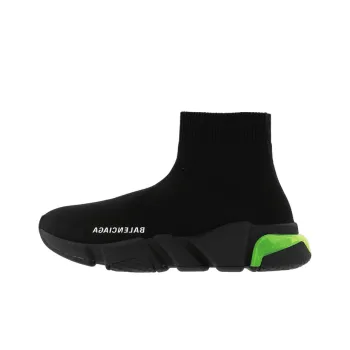 Balenciaga Speed Trainer 'Clear Sole Black Fluo Yellow' Women's