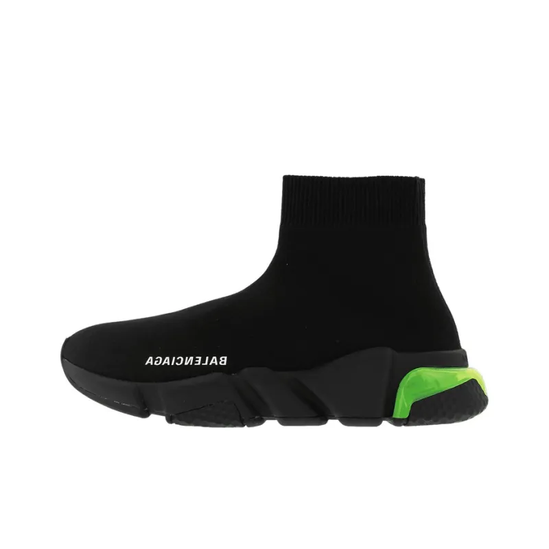 Balenciaga Speed Trainer 'Clear Sole Black Fluo Yellow' Women's-0