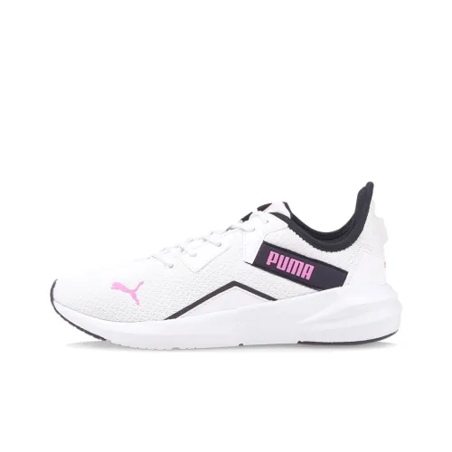 PUMA Platinum Shimmer Running Shoes Women's Low-Top White/Black/Pink