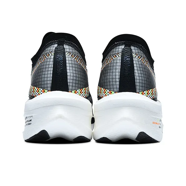 361° Feiran 1 Cushioning Anti Slip And Wear Resistant Low Top Running Shoes Men's Black White-2
