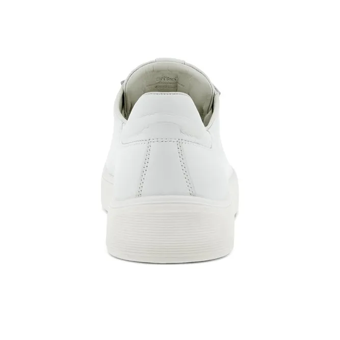 Ecco Skateboard Shoes Women's Low Top White-3