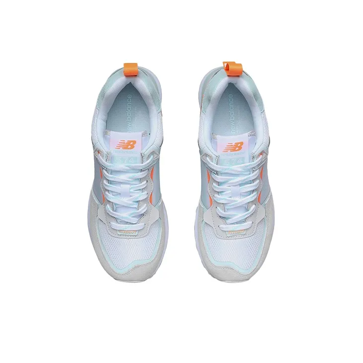 New Balance 574 Shoes For Grey/Blue Women's-3