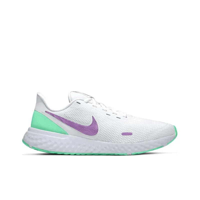 Nike Revolution 5 'White Green Glow Violet' Women's-1